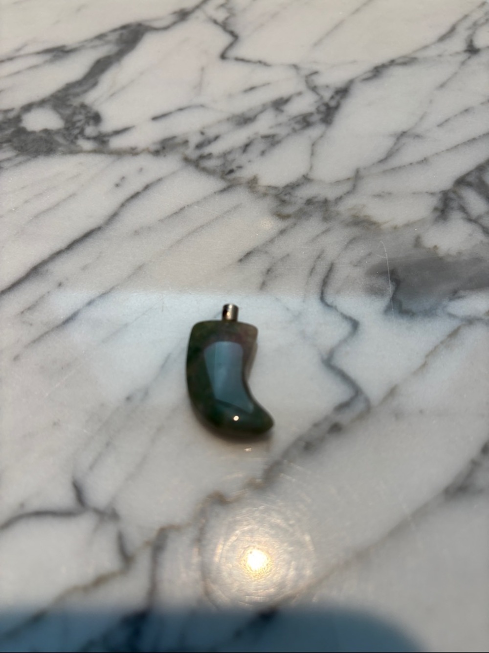 Vintage Jade “tooth” pendant